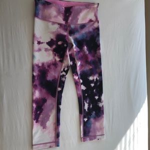 Lululemon Blooming Pixi Wunder Under Crops SQOI
